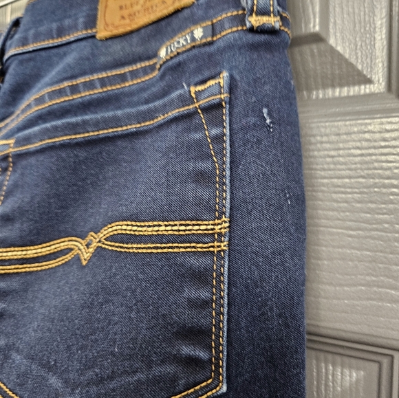 Lucky Brand Charlie Baby Boot Denim Jean Size 6/28 - Picture 6 of 8